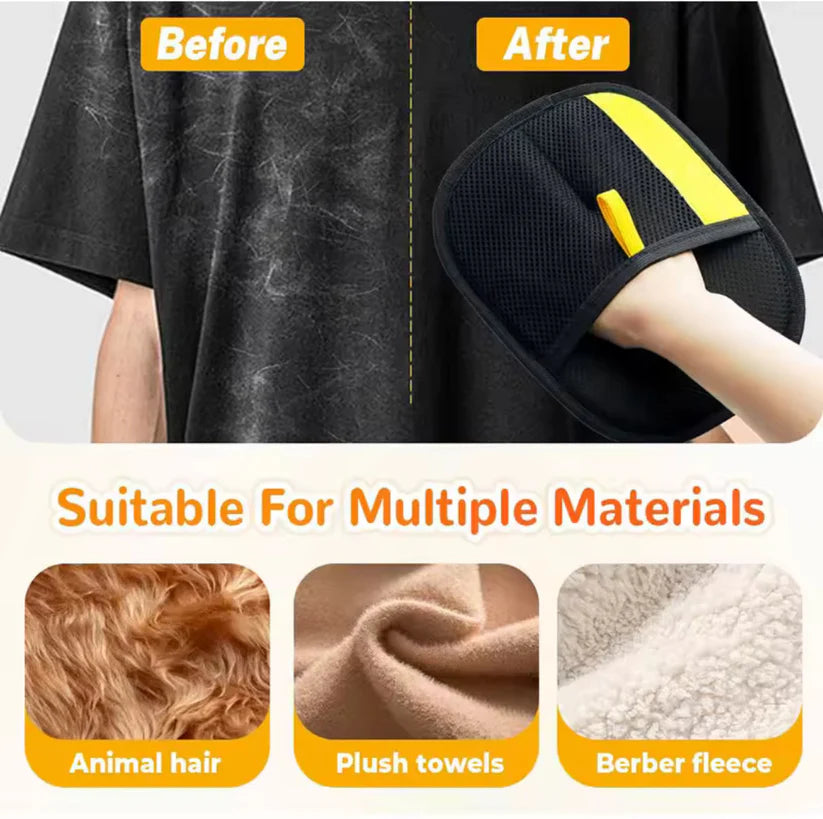 Fur-gone removes pet hair in seconds