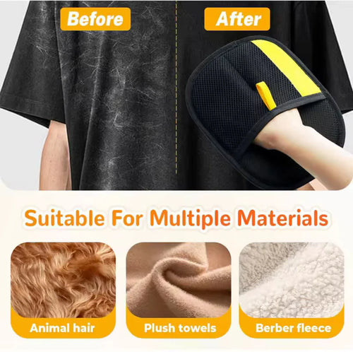 Fur-gone removes pet hair in seconds